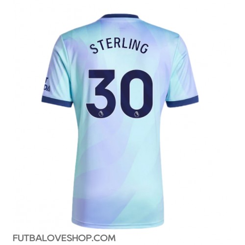 Dres Arsenal Raheem Sterling #30 Tretina 2024-25 Krátky Rukáv